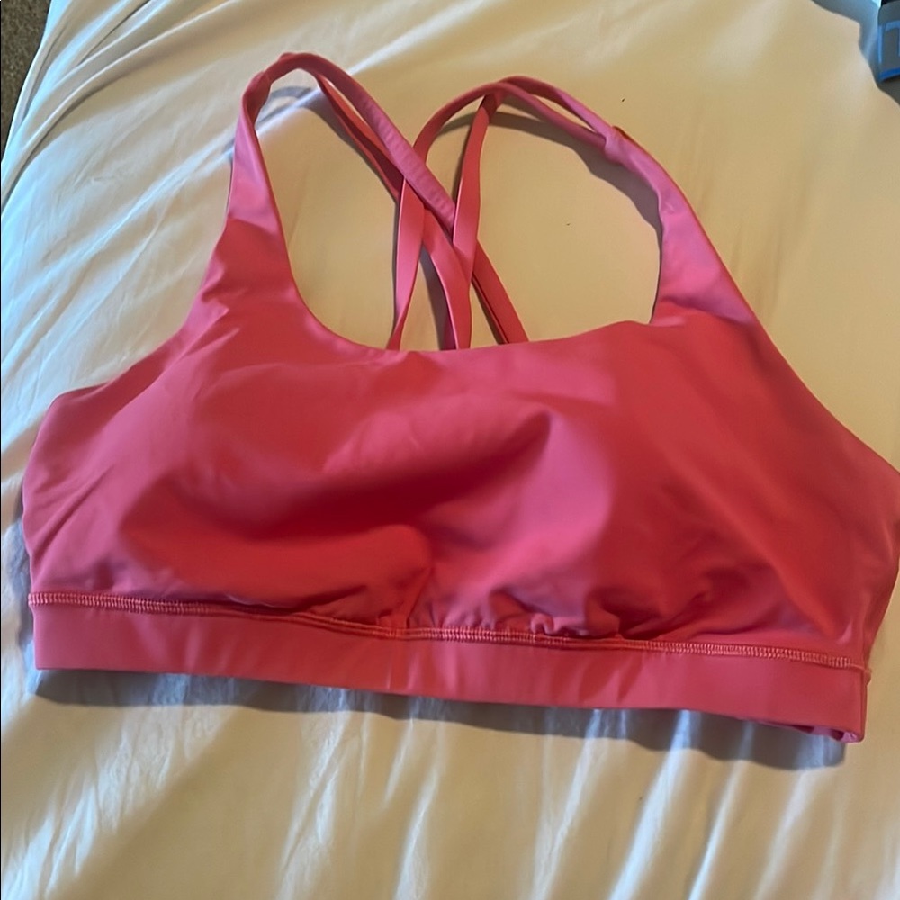 Lululemon Pink Energy Sports Bra size 12